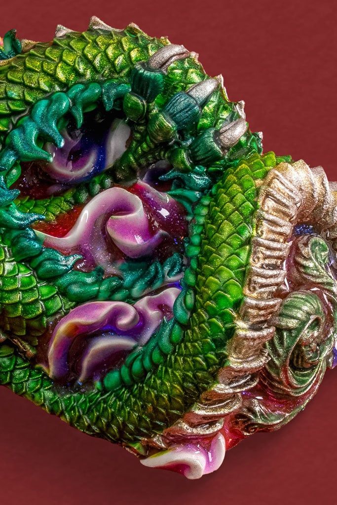 dragon sigil artisan keycap