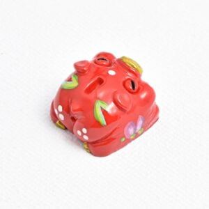 Jelly key - Piggy bank artisan resin custom keycaps - 015