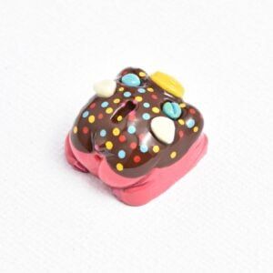 Jelly key - Piggy bank artisan resin custom keycaps - 020